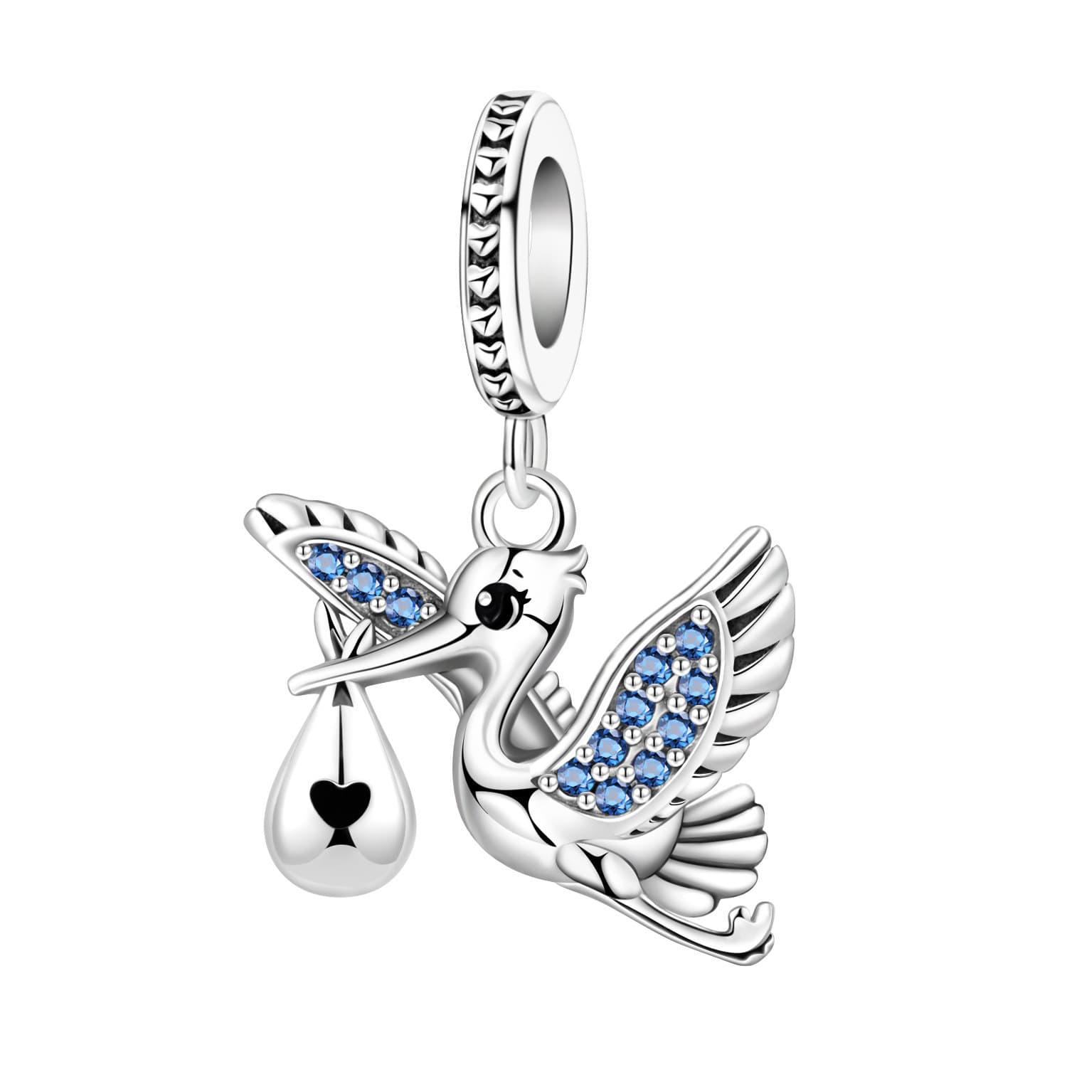 Stork charm