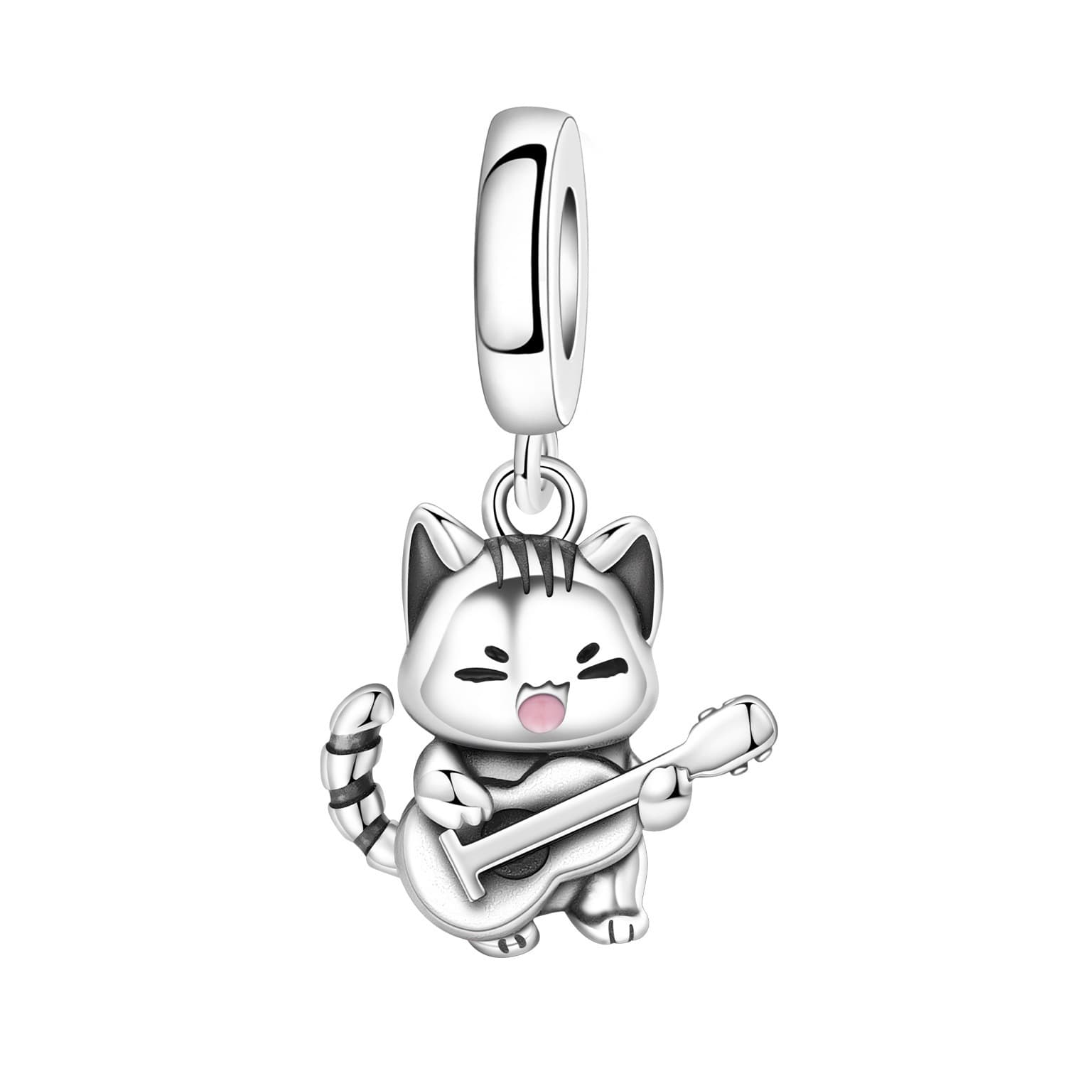 Singing cat charm