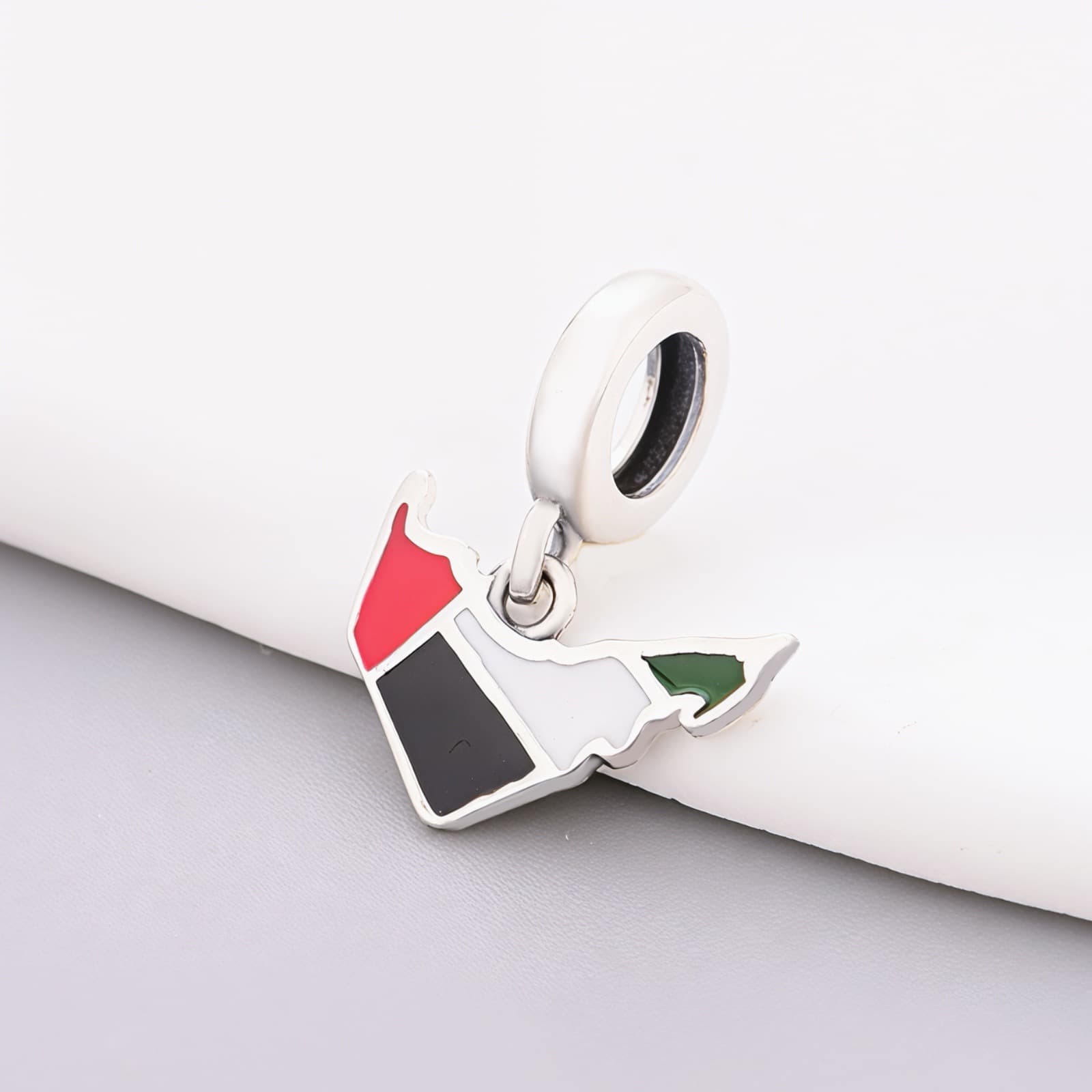 Dubai Map Charm, detail image 2