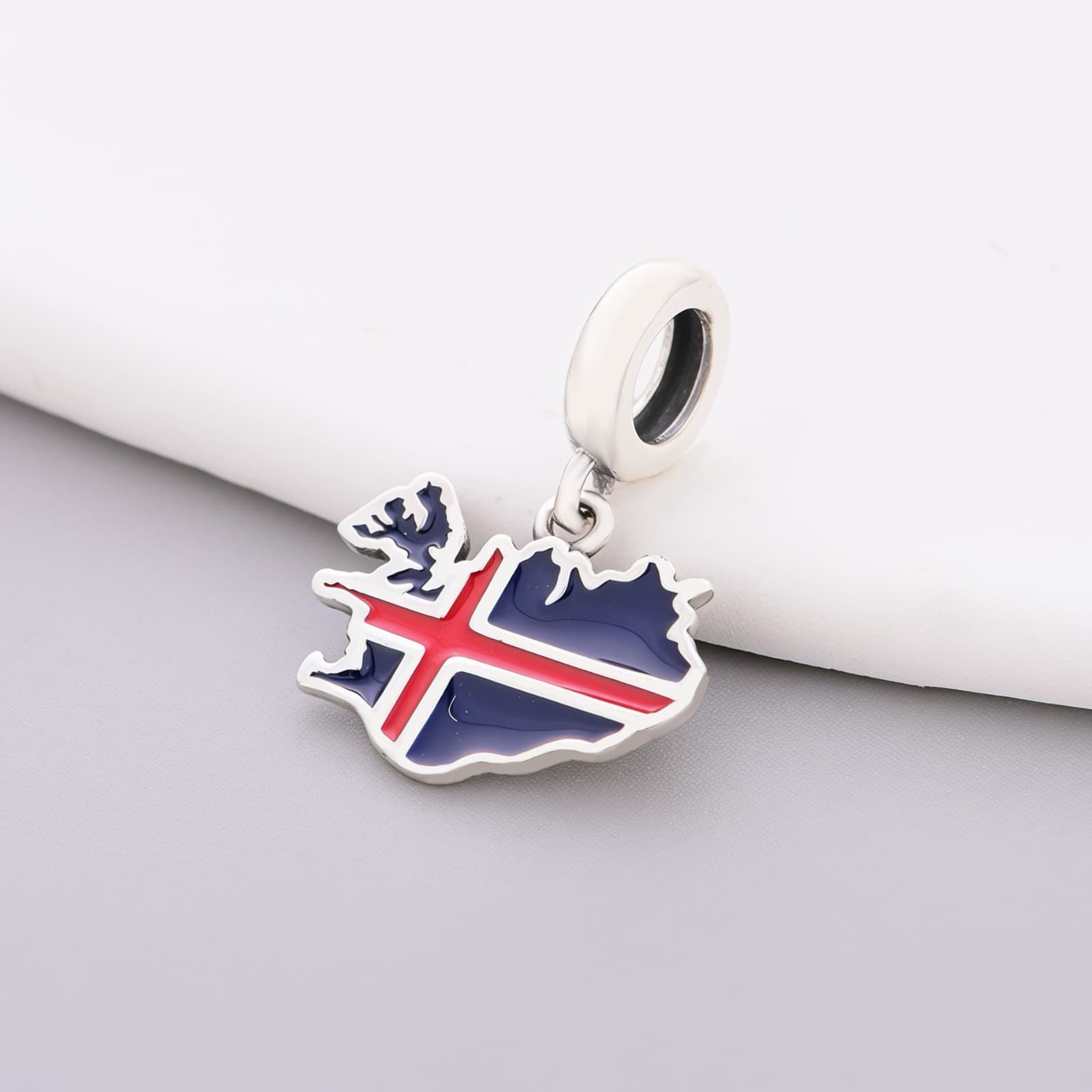 Iceland Map Charm, detail image 2