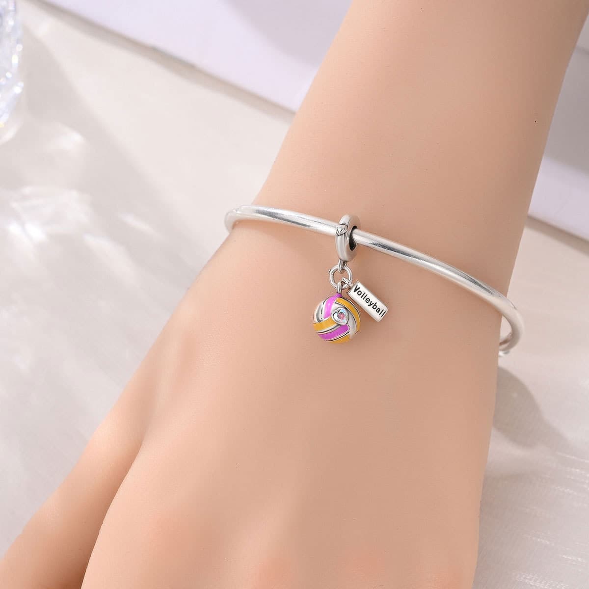 Volleyball Charm, detail image 2