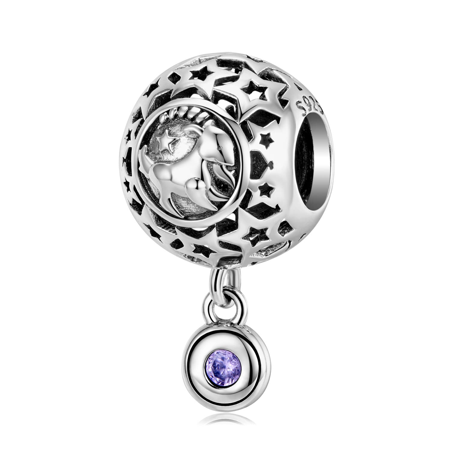 Openwork Capricorn Bead