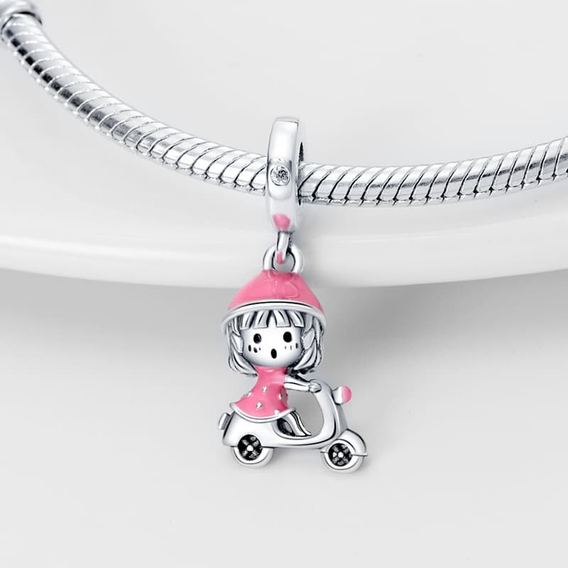Motorcycle charm, detail image 2
