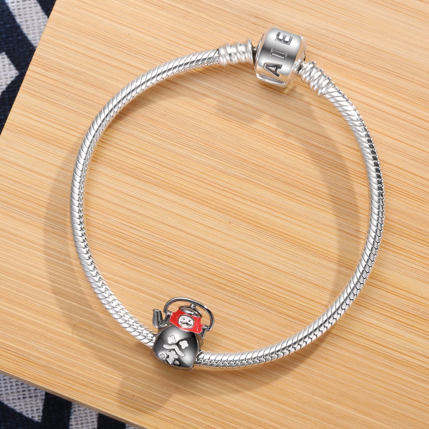 Teapot charm, detail image 2