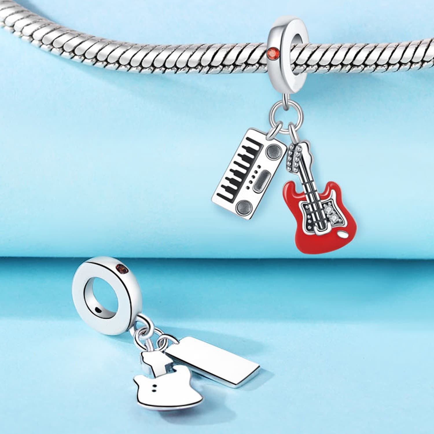 Guitar charm, detail image 2