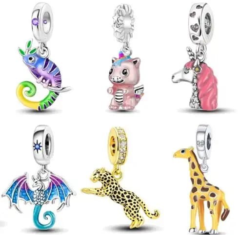 Pet lover charm bracelet idea with animal charms