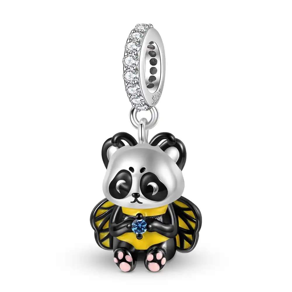 Bee-Shaped Panda Charm