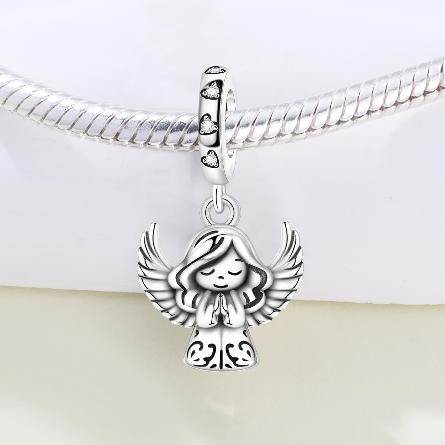 Guardian angel charm, detail image 2