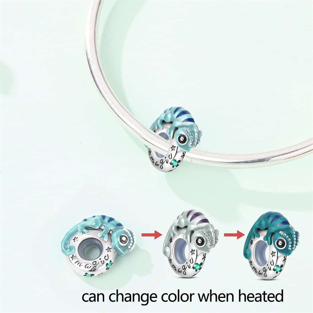 Chameleon Charm, detail image 2