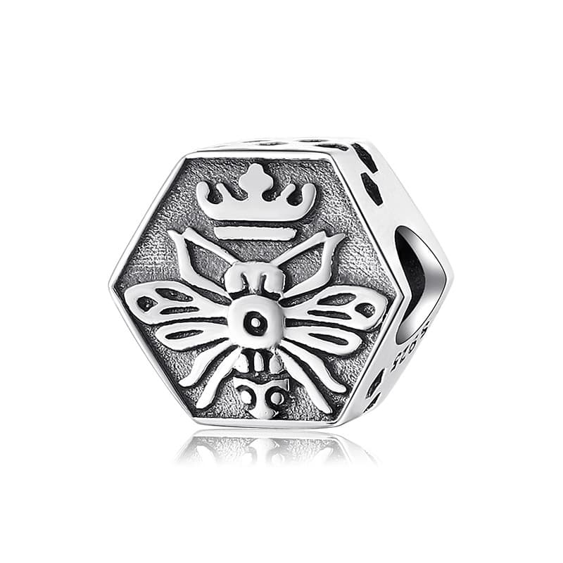 Sterling Silver Bee Bead
