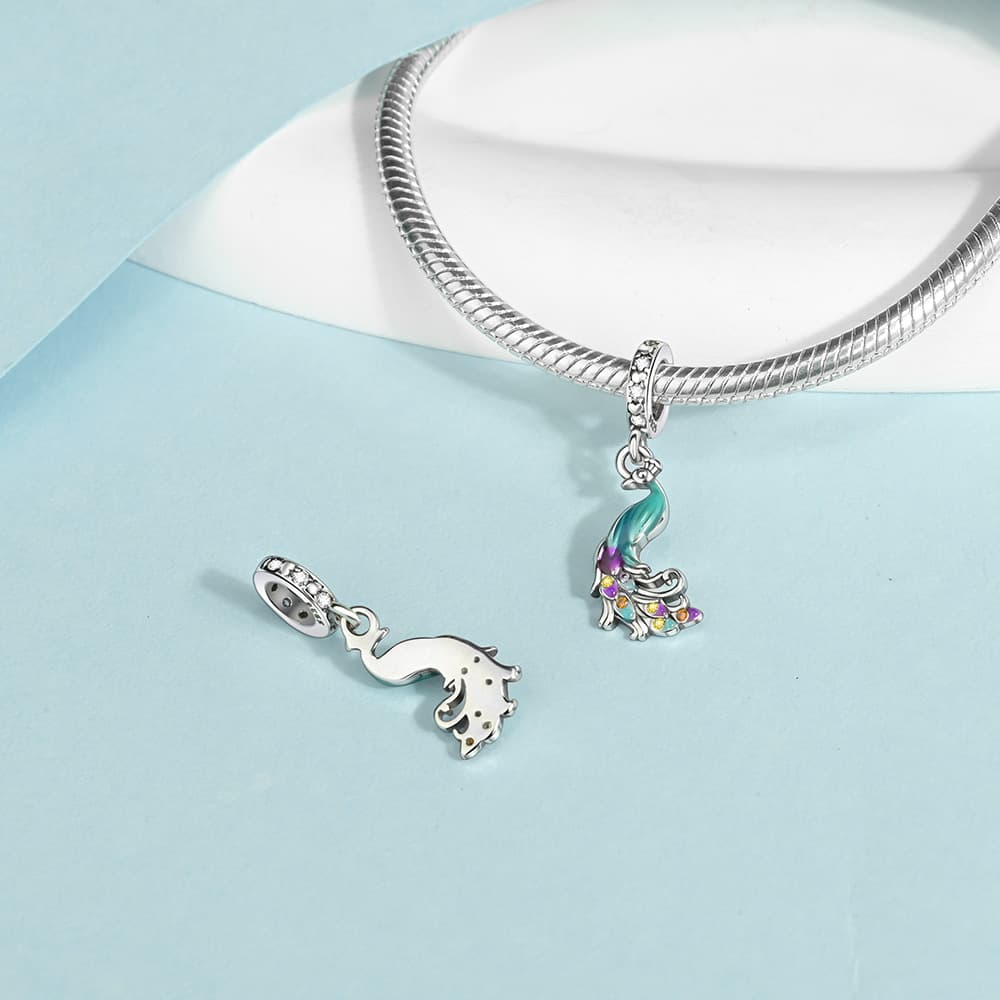 Peacock Charm, detail image 2