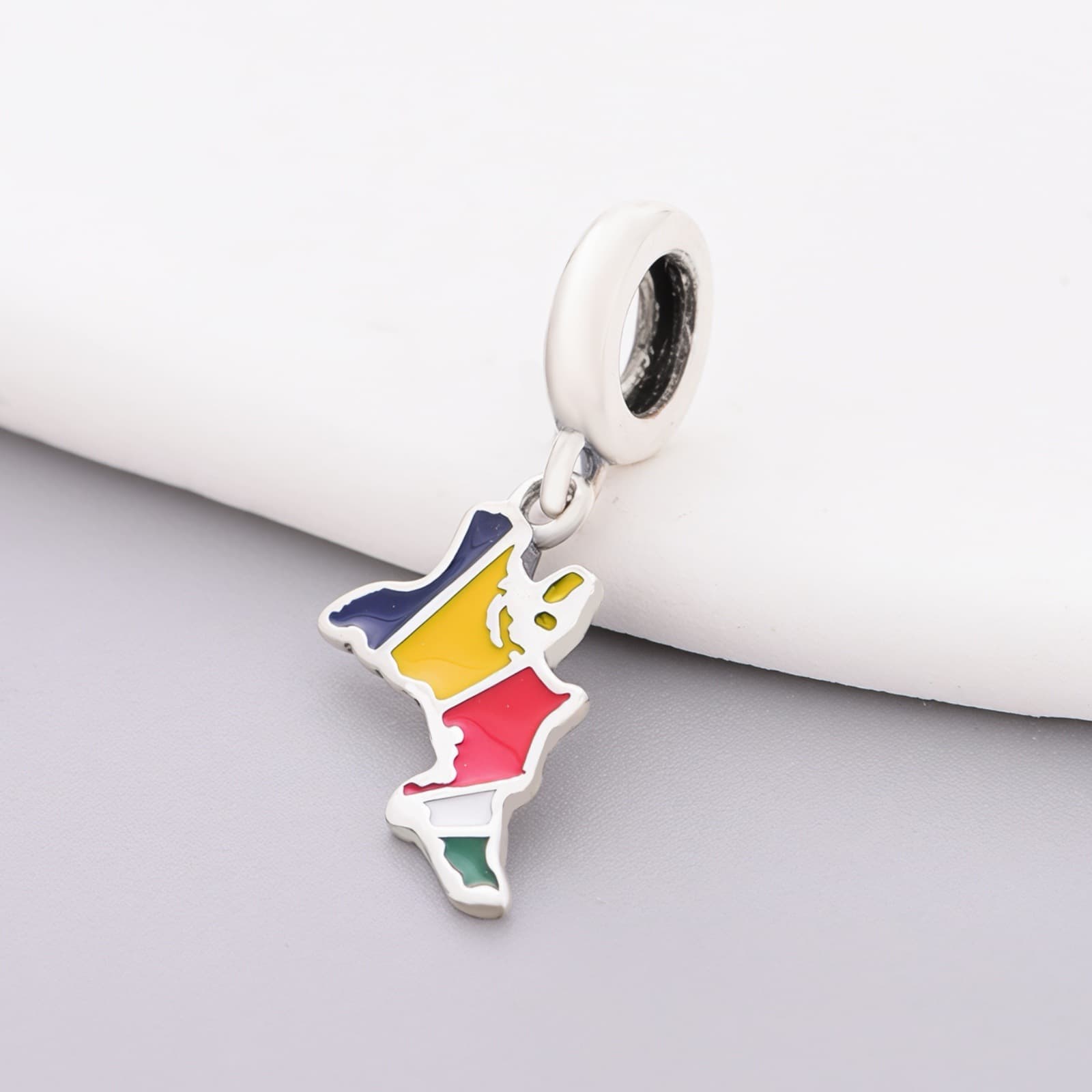 Seychelles Map Charm, detail image 2