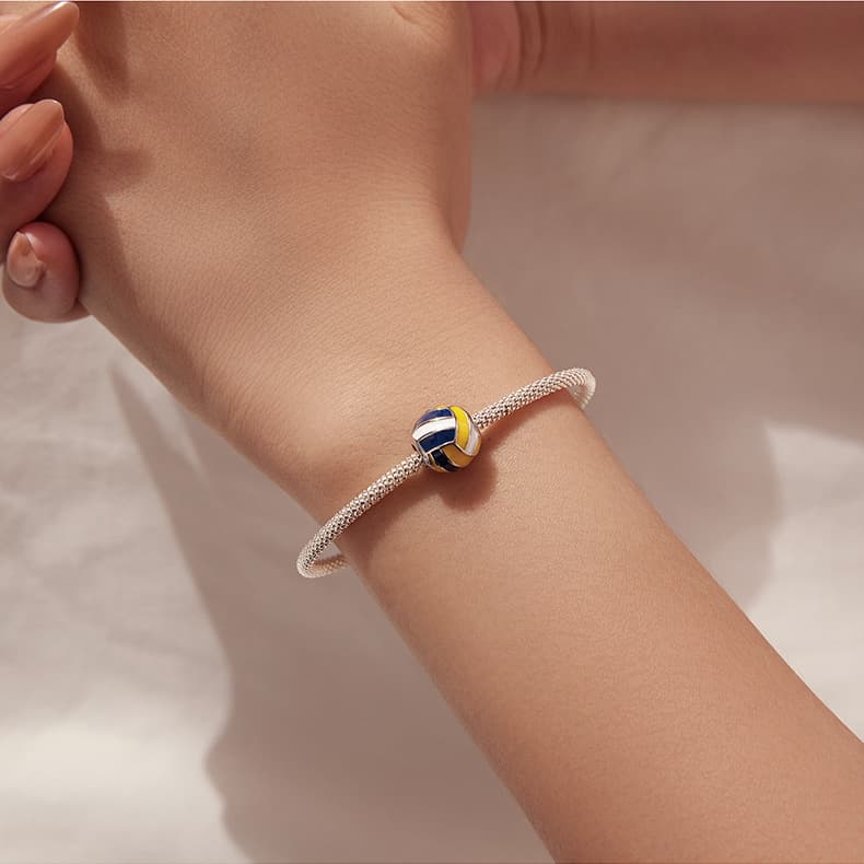 Volleyball charm, detail image 2