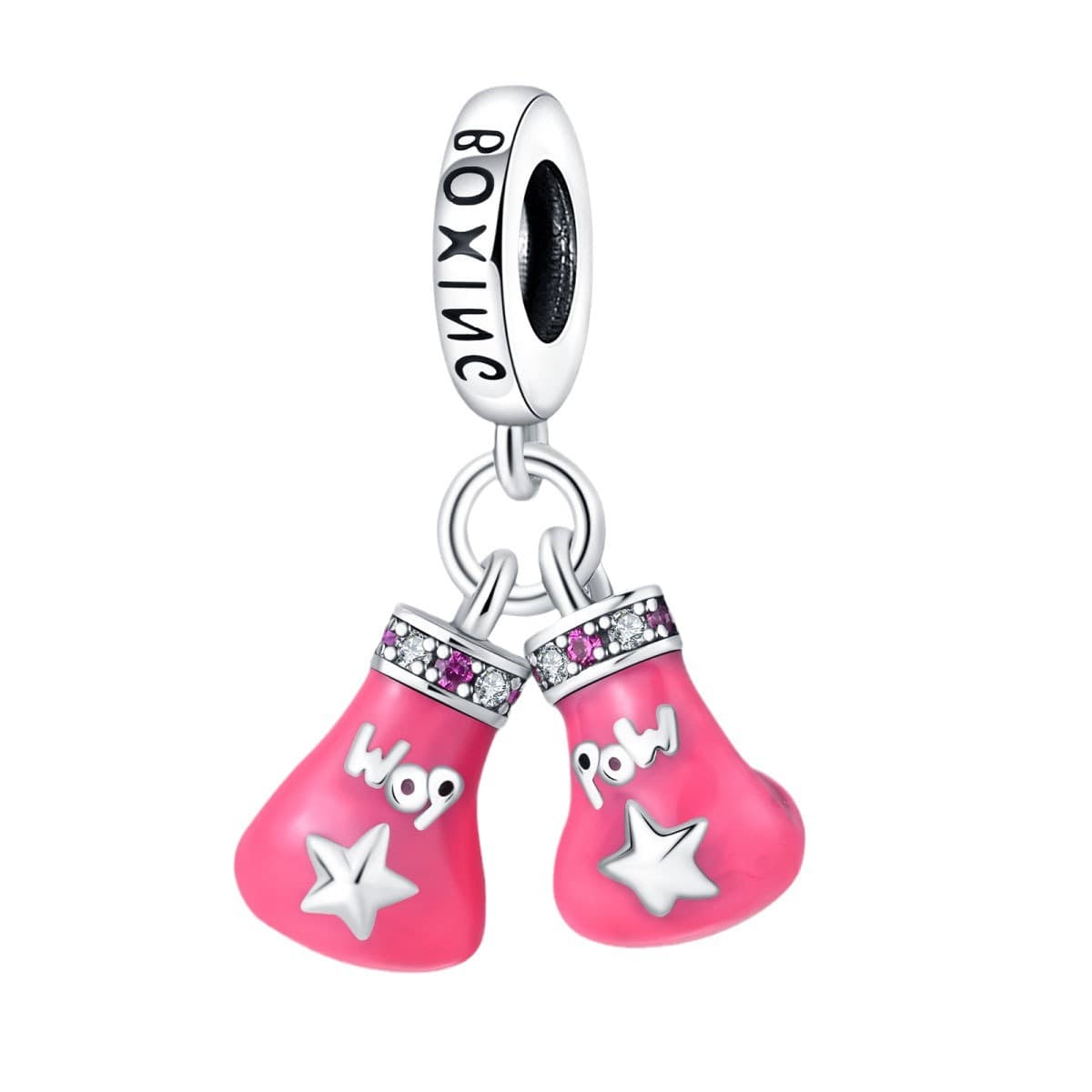 Boxing gloves charm