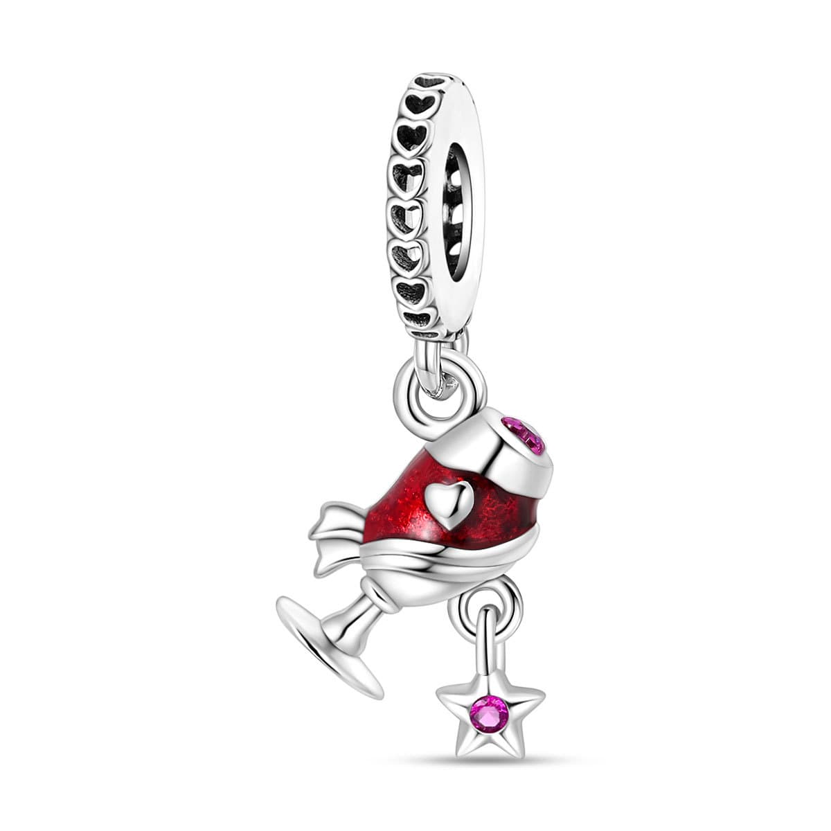 Wine glass charms