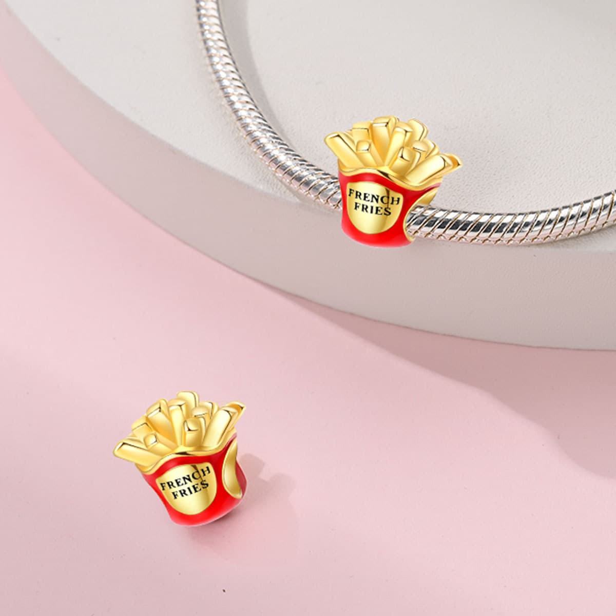 French fry charm, detail image 2