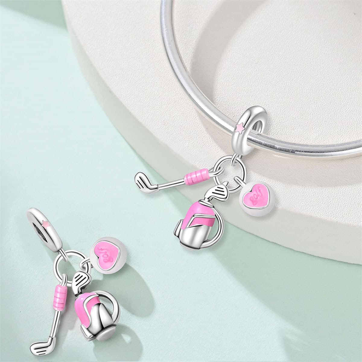 Golf charm, detail image 2