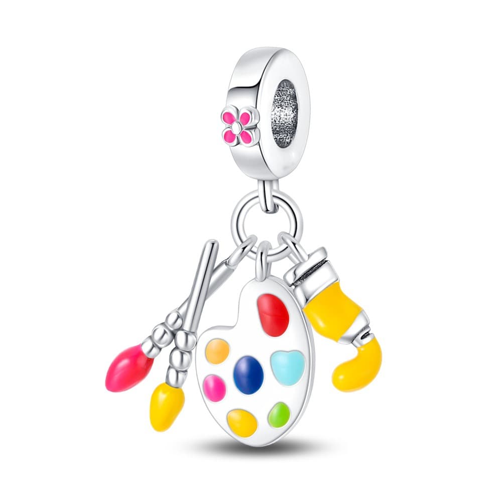 Paint palette charm