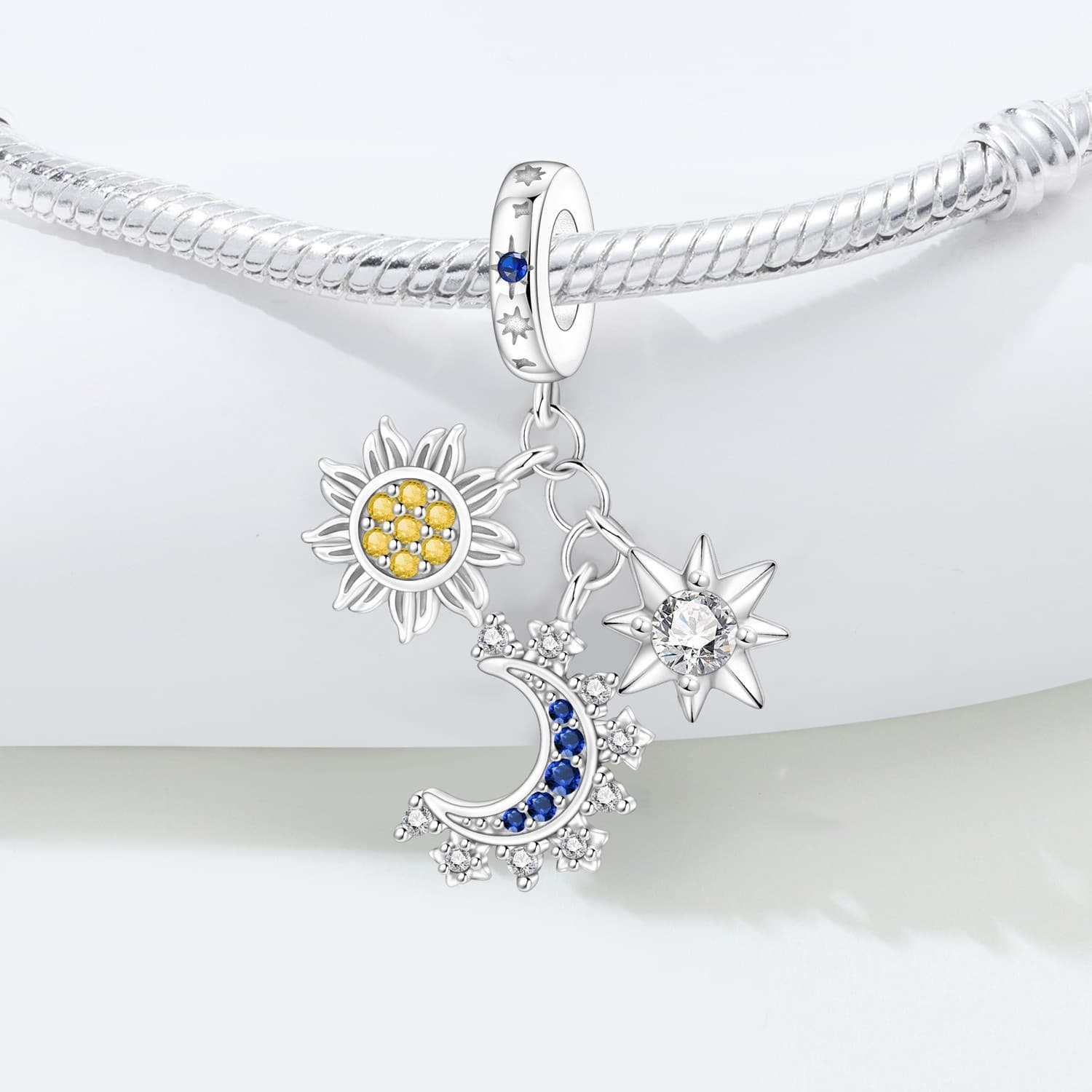 Sun moon and stars charm, detail image 2