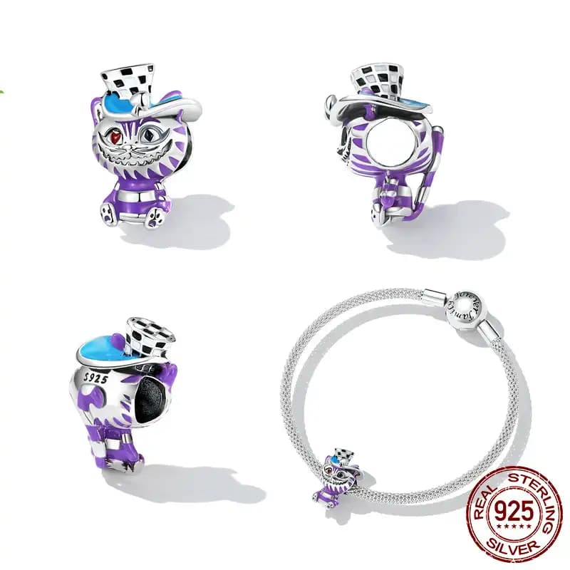 Cheshire Cat charm, detail image 2