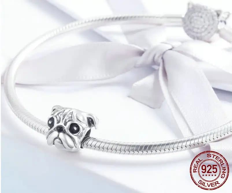 Pug charm, detail image 2