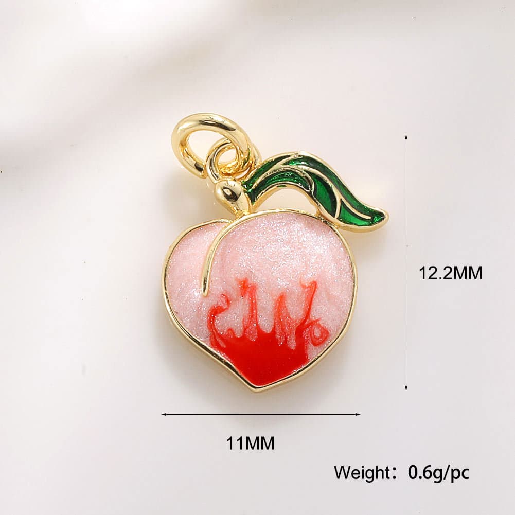 Peach charm, detail image 2