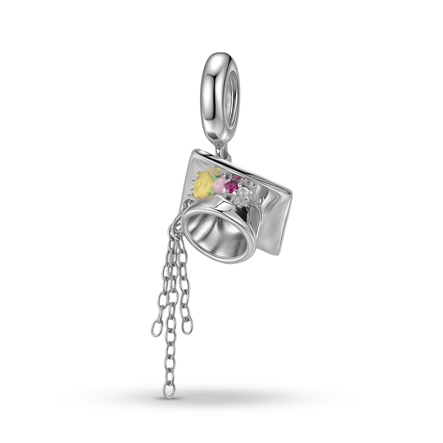 Graduation cap charm