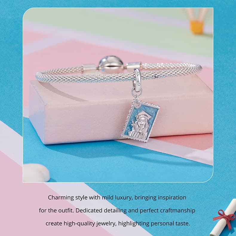 Graduation Photo Charm, detail image 2