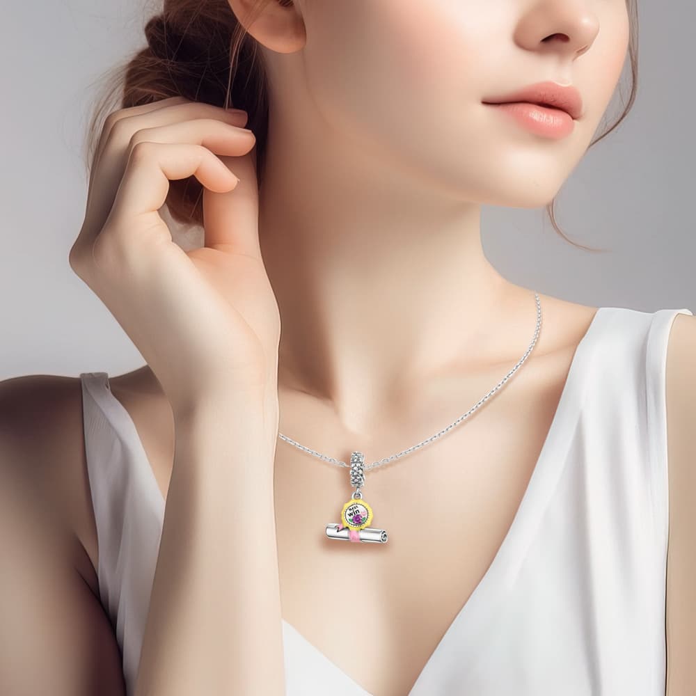 Graduation Certificate Charm, detail image 2