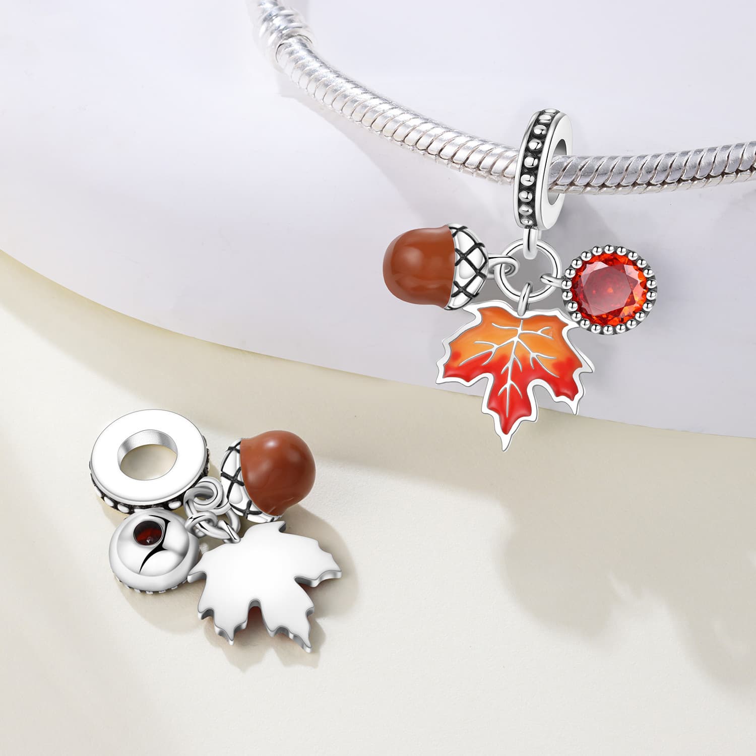 Leaf charm, detail image 2